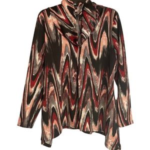 New Directions XL baggy turtleneck top